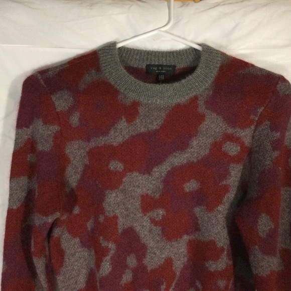 Rag & Bone Leopard Print Mohair Sweater Size XXS - Picture 4 of 10